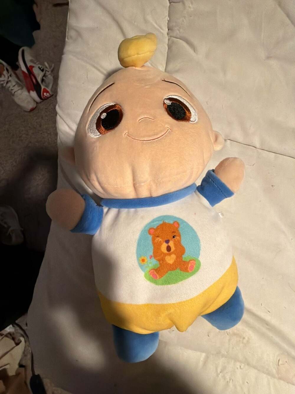 Cocomelon JJ Plush Doll with Teddy Bear Shirt